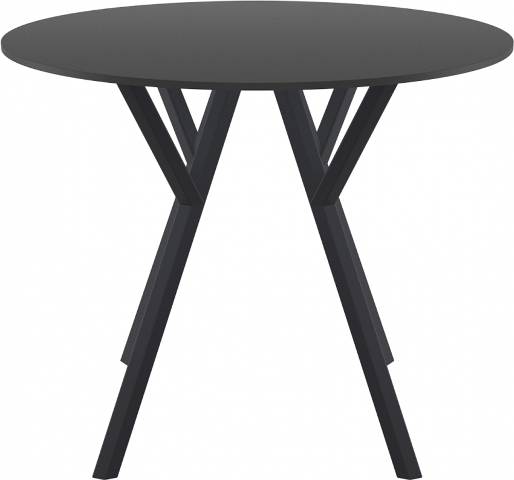 Стол пластиковый Siesta Contract Max Table Ø90, черный