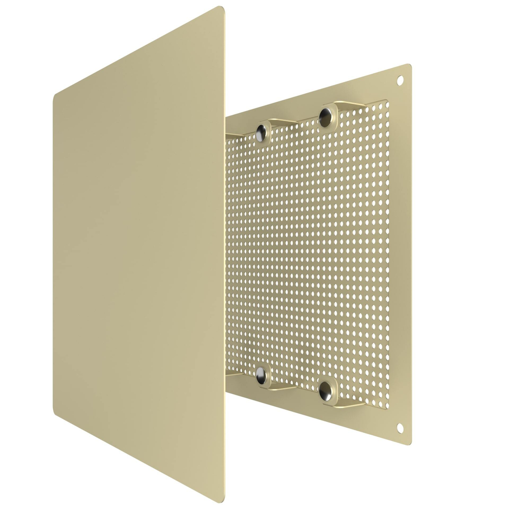 Решетка вентиляционная RVM сетка разъемная на магнитах 200х200 окраш.сталь Beige ERA