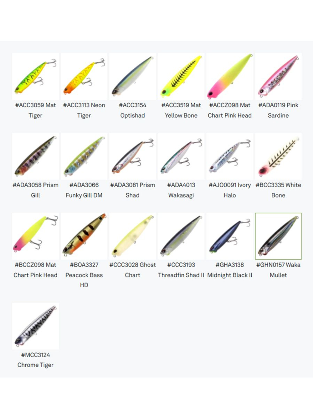 Воблер DUO Realis Pencil 100 F SW, GHN0157 Waka Mullet, 100 мм, 14,3 г, плавающий, волкер