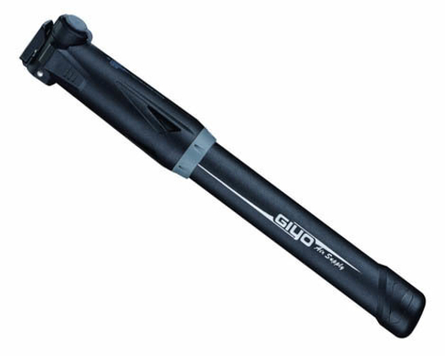Насос GP-87SE пластиковый, универсальная гол-ка, выдвижной шланг, до 100PSI(6атм), черный, GIYO NEW