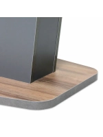 Стол кухонный Графит Комфорт 110(145)х68х75 см