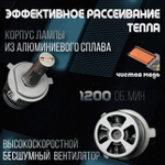 Светодиодные лампы H4, диодные лампы H4 led, 6000к