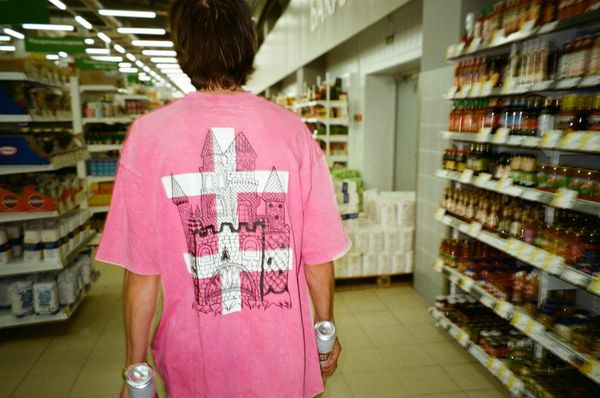 Футболка Замок розовая - фото 7