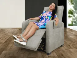 Кресло-реклайнер электрический с подъемом и массажем FUJIMO LOUNGE UP Mouse