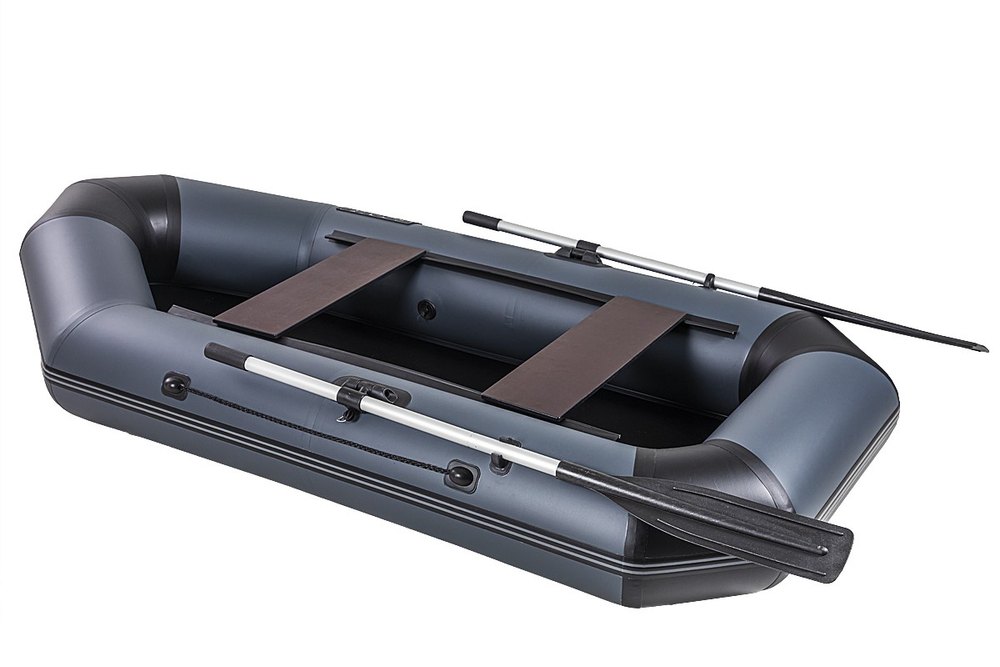 Броня-240 графит-черный (лодка ПВХ с усилением)