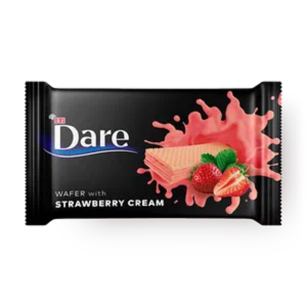 Вафли клубничные DARE 142 гр