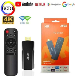 ТВ приставка android tv для цифрового ТВ Медиаплеер UHD 4K ULTRA 1/8 ГБ + бесплатное телевидение, Bluetooth пульт, товары за 1 рубль