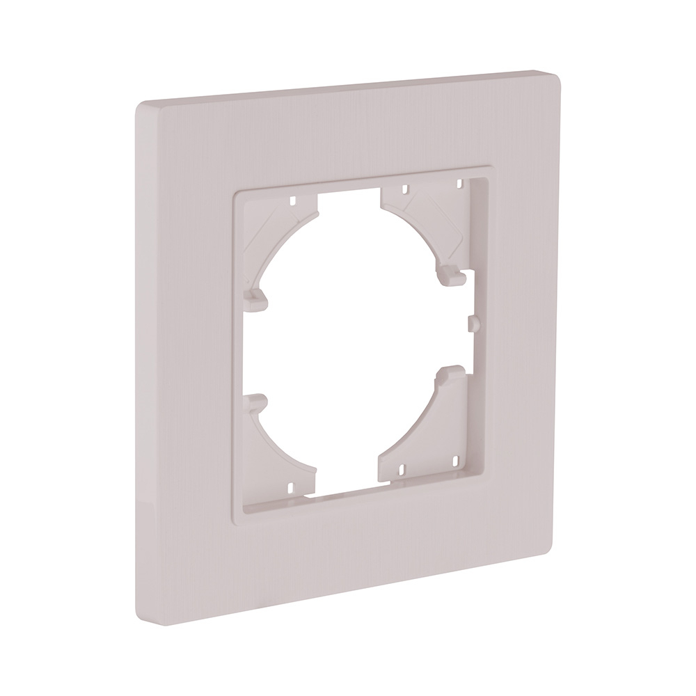 Рамка 1-постовая, кашемир матовый Kollinger Eleganz Plex EP1CM