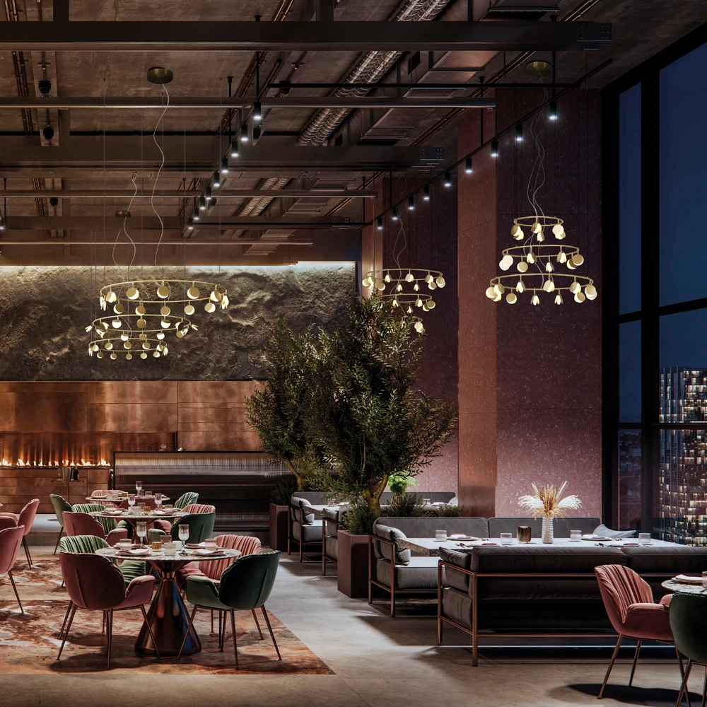 Подвесная люстра Mantra SHELL 7355