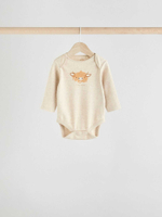 Боди с длинным рукавом для малышей Next E57-304, 3 шт., Бежевый