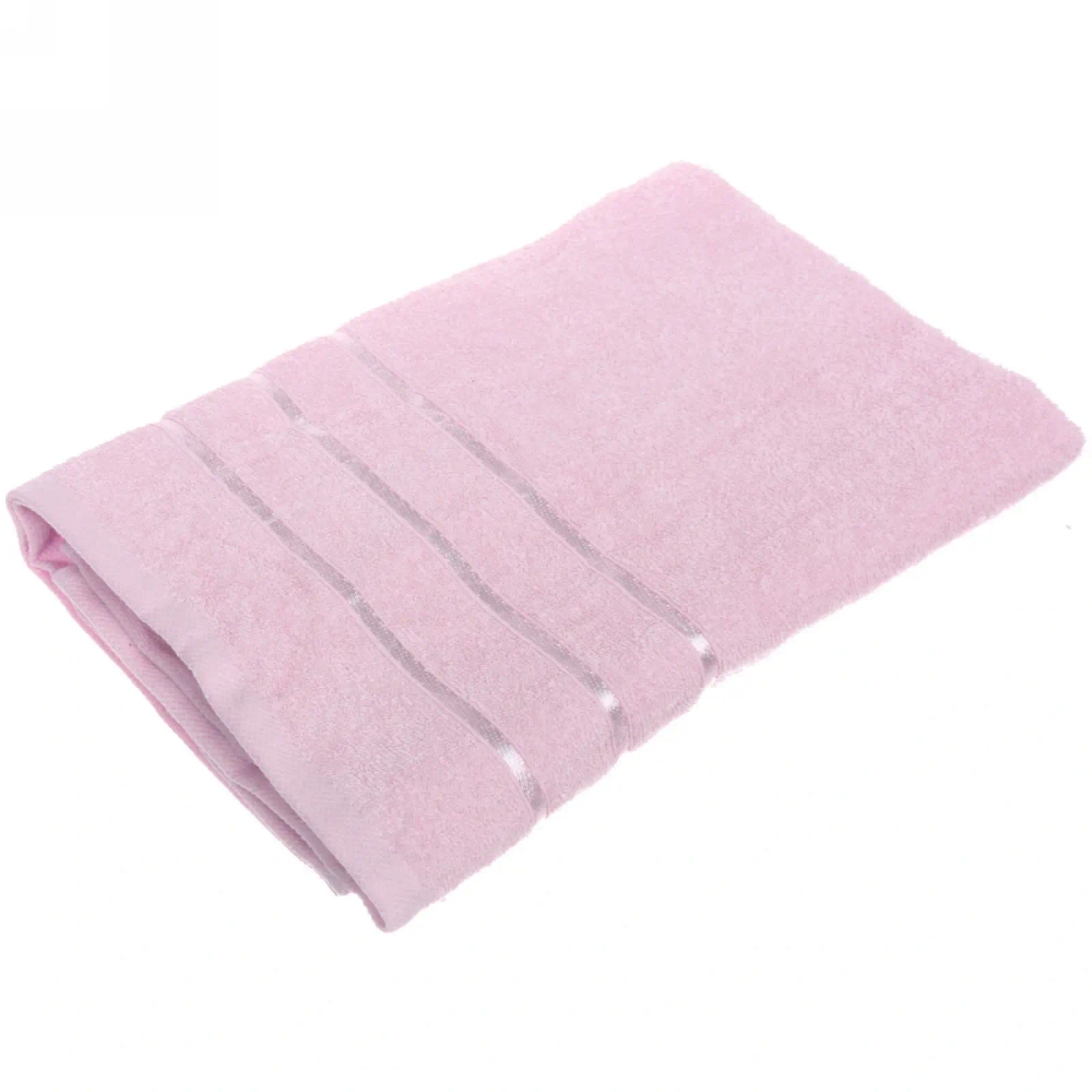 Полотенце махровое 70*140см «LUNA» цвет светло-розовый 10100 плотность 360гр/м2 с петелькой-подвесом