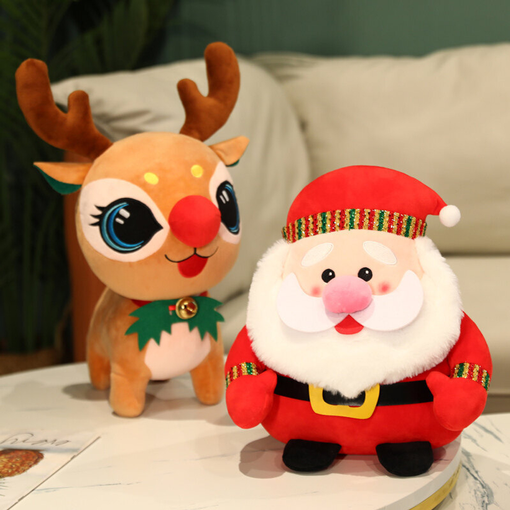 Мягкая игрушка "Happy Santa", 35см