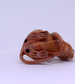 Нэцкэ Мышь и зернышко