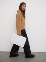 Чехол для ноутбука 14" и 15,6" (Стеганый белый)