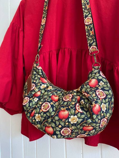 В ПУТИ, ГРАНАТ НА ЧЕРНОМ, 100% хлопок, ширина 110 см 3