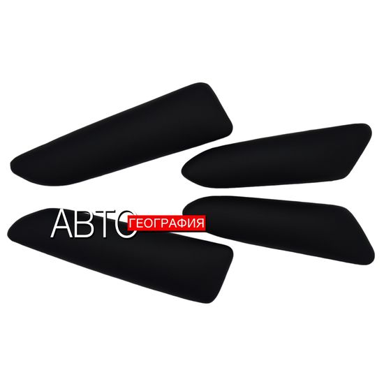 Мягкие накладки на ручки дверей Ford Focus II (2004-2011) из экокожи