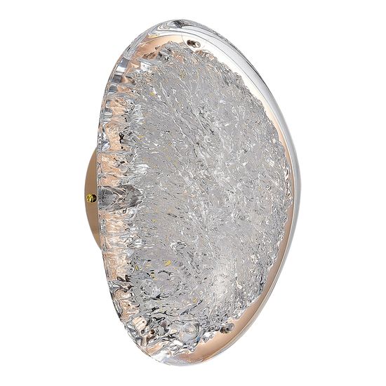 SL6018.203.15 Светильник настенный ST-Luce золотистый / прозрачный LED 1*15W 4000K MYSTERY