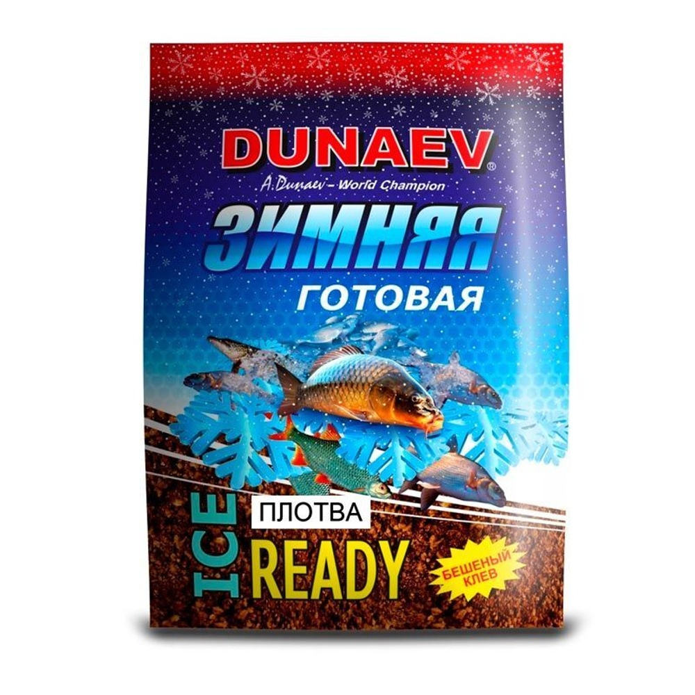 Прикормка DUNAEV ICE READY 0.5кг Плотва