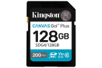 Карта памяти Kingston SDXC Canvas Go Plus Class 10 UHS-I U3 V30 (200/160MB/s) 128GB