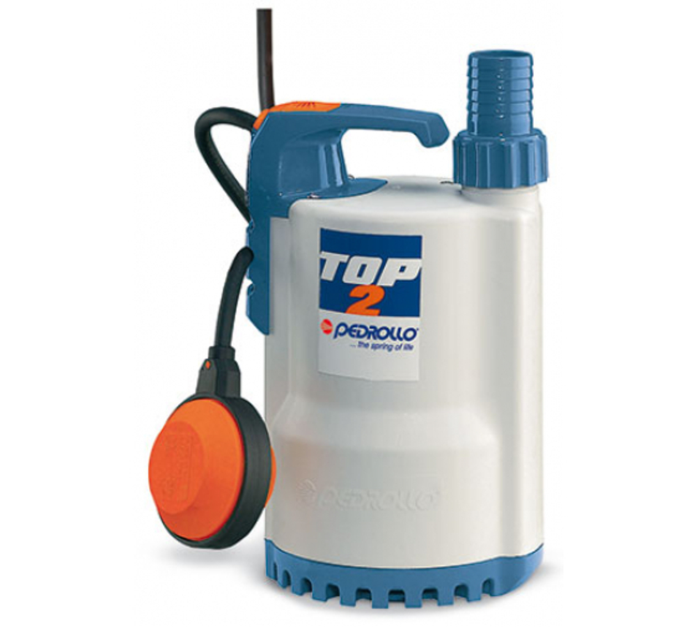 Насос дренаж. PEDROLLO TOP 2 (370Вт. нап.8м. пр.220л/мин. d.10мм)