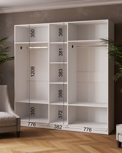 Шкаф комбинированный Ларс 2000