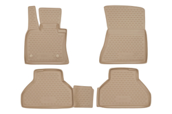 Коврики в салон для BMW X5 E70, 2007-2013, 4 шт. (полиуретан, бежевые) NLC.05.17.212