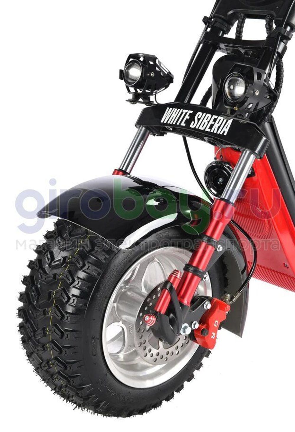 Электроскутер CityCoco WHITE SIBERIA PRO 2500w (Черный) фото 9 фото №14