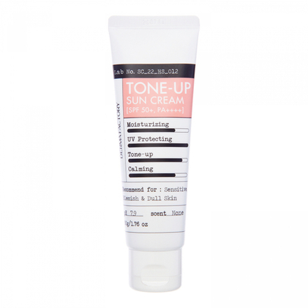 DERMA FACTORY Inorganic Tone-up Sun Cream Выравнивающий тон солнцезащитный крем 50г