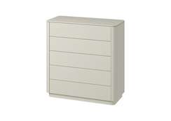 Комод Tammi 5 ящиков ширина 100 см (молочный)