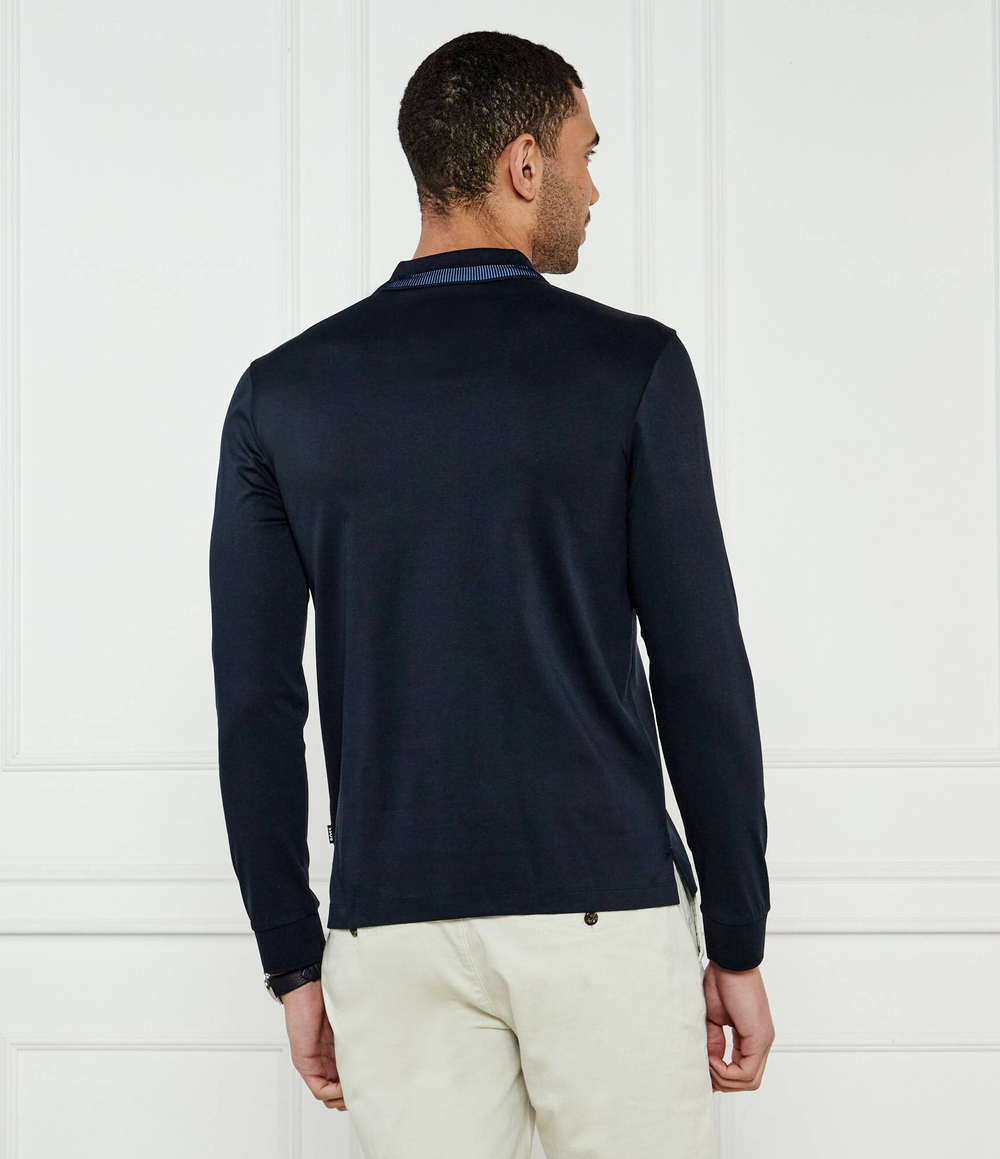 Поло H-Pleins BOSS BLACK - темно-синий(50531787)