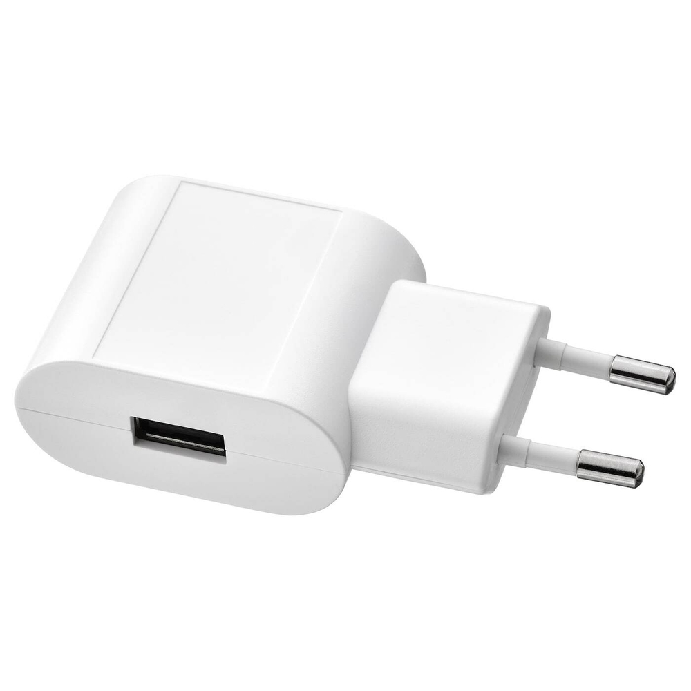 IKEA SMÅHAGEL  (ИКЕА СМÅХАГЕЛ)  -  Зарядное устройство USB 1 порт, белый