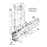 Гребной вал KACAWA для YAMAHA 100/115/130/140/150/175/200/220/225/F75/F80/F90/F95/F100/F115/F12/F130