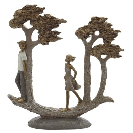 GAEM Фигурка декоративная "Влюбленная пара", L23 W6,5 H24,5 см