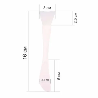 Кисть-шпатель силиконовая для масок