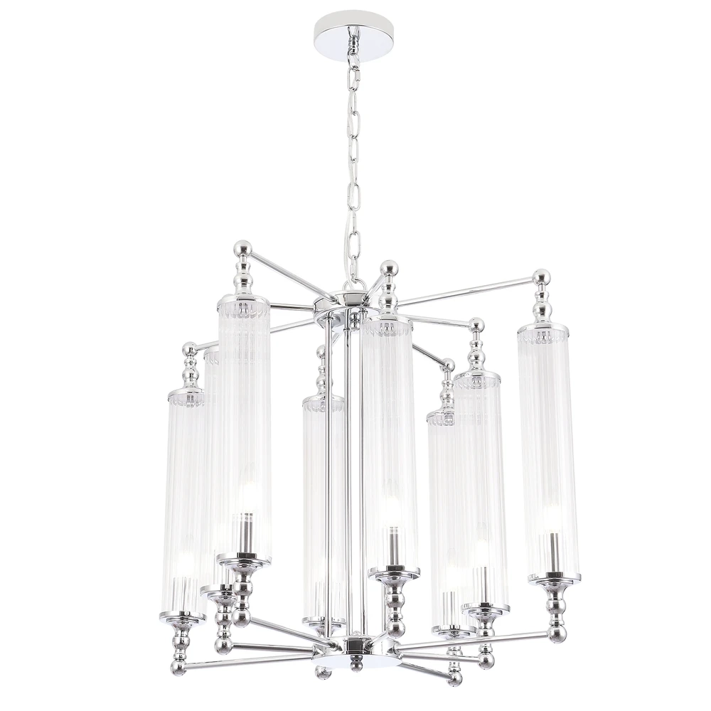 Подвесная люстра Crystal Lux TOMAS SP8 D650 CHROME