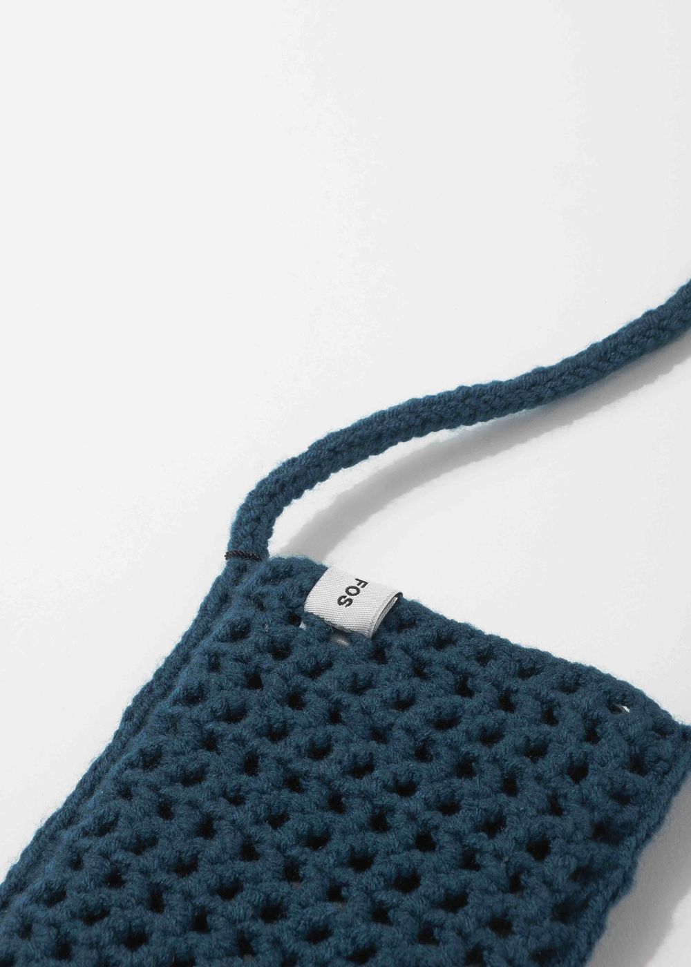 Вязаная сумочка FOS Темно-Синяя