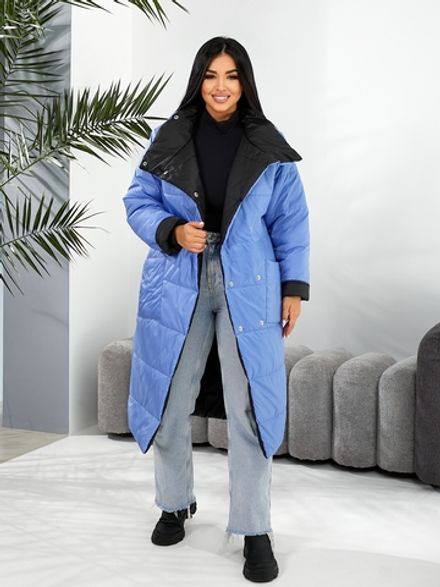 Пальто двустороннее УК-1541-1 Фабрика Моды Фото 2