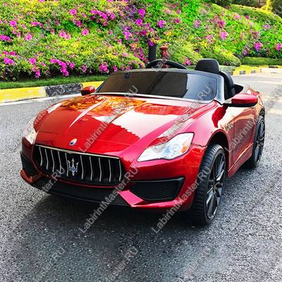 Детский электромобиль "Maserati" красный