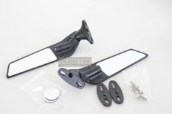 Mirror blade style, RAZOR, Aluminium. For Honda CBR. Hole 6mm 38-50mm