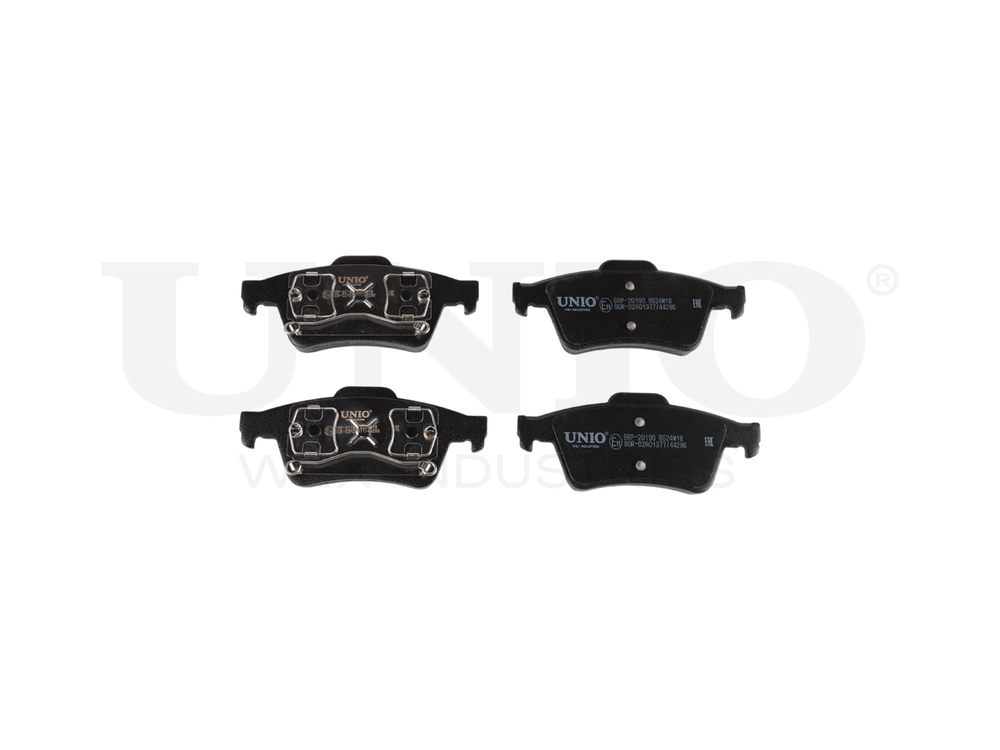 Колодки тормозные диск. задние UNIO BRP-20190