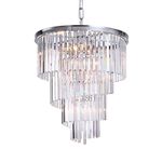 Люстра Helix chrome/clear