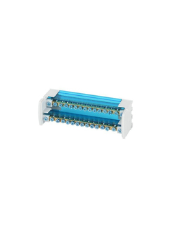 Шины на DIN-рейку в корпусе (кросс-модуль) ШНК 2х15 L+PEN NO-224-14 ЭРА Б0043932