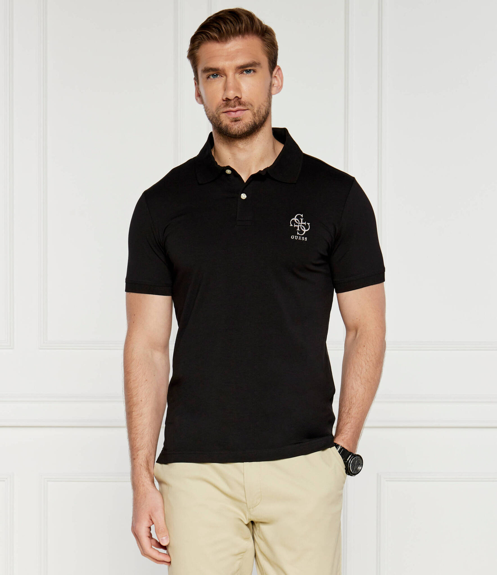 Поло NOLAN GUESS - черный(M4YP66 J1314)