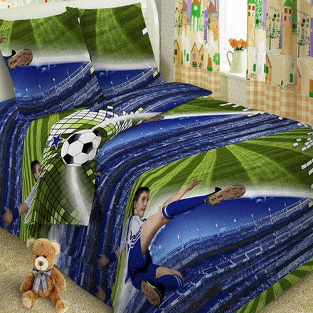Комплект постельного белья "ВЛ. ФУТБОЛИСТ", поплин, 100% хлопок. НАВОЛОЧКА (70*70см) 1шт!!!