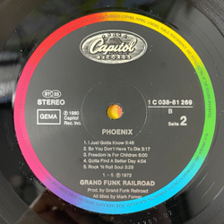 Винтажная виниловая пластинка LP Grand Funk Phoenix (Германия 1980)