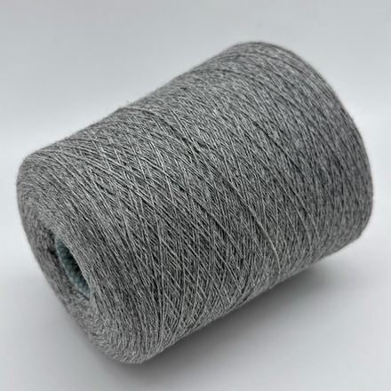 Пряжа CARIAGGI FLANELL 2/15 (65% меринос экстрафайн, 35% кашемир) 750м/100 м, серый меланж