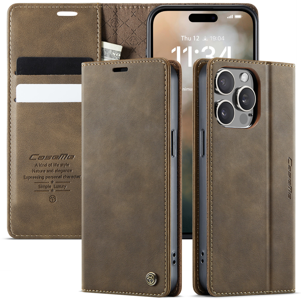 Чехол-книжка CaseMe RFiD iPhone 15 Pro Max
