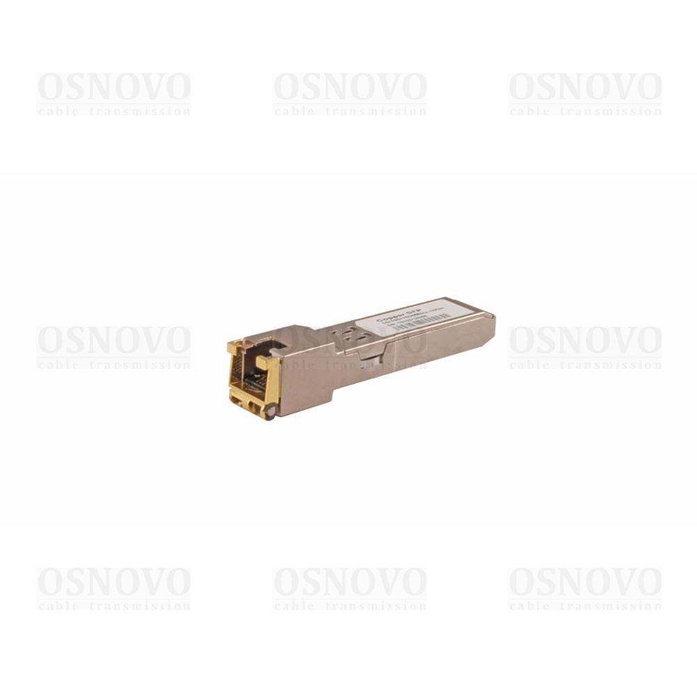 OSNOVO SFP-TP-RJ45/I Промышленный медный SFP модуль Gigabit Ethernet с разъемом RJ45