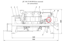 ДС-61А 10.00.330 Муфта (между редуктором и двигателем)