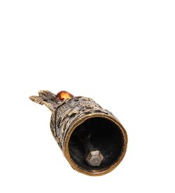 AM-2691 Колокольчик «Свиристели» (латунь, янтарь)